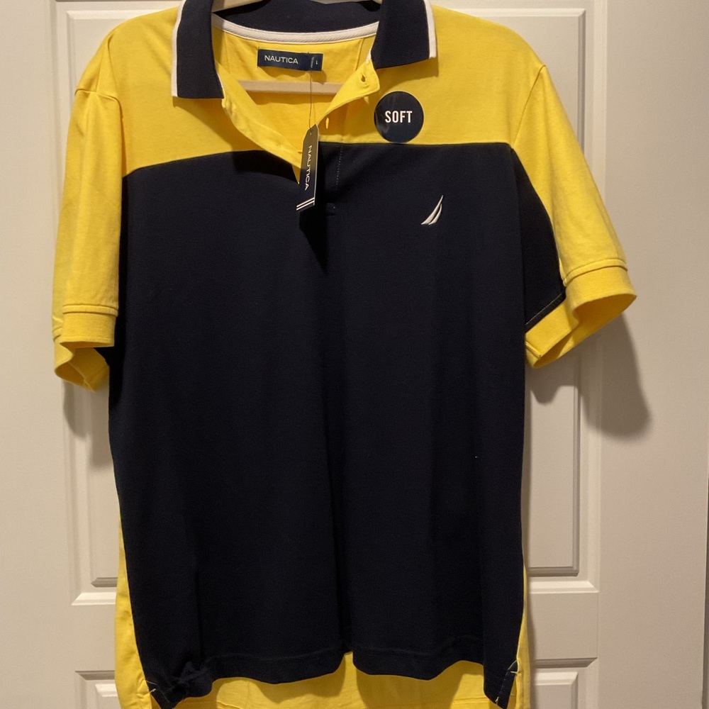 Nautical Men’s Polo Shirt Size Large